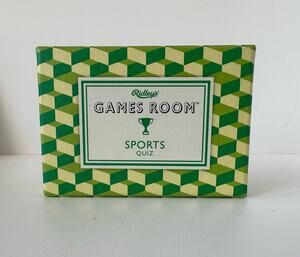 Game Room Sports Quiz Trivia Card Set, 2017, Ridley's